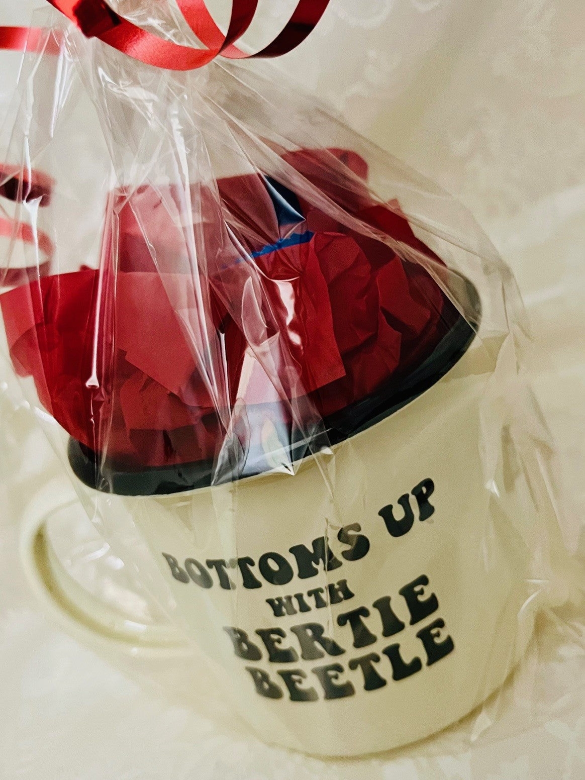 Bertie Beetle Tin Mug Gift Set