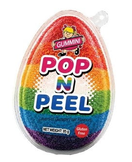 Gummini Pop N Peel Egg 85g