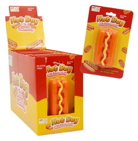 Mini Gummy Hot Dog 45g