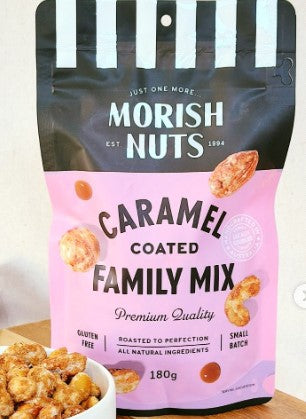 Morish Nuts - Caramel Coated Family Mix 80g