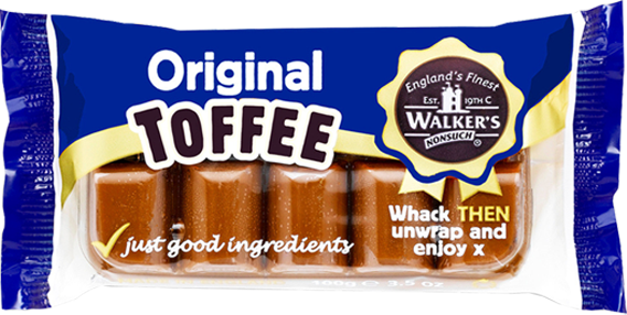Walkers Original Toffee 100g Handy Pack
