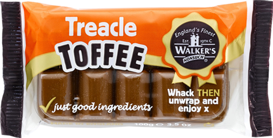 Walkers Treacle Toffee 100g Handy Pack