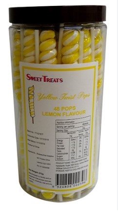 Yellow 12g Twist Pop