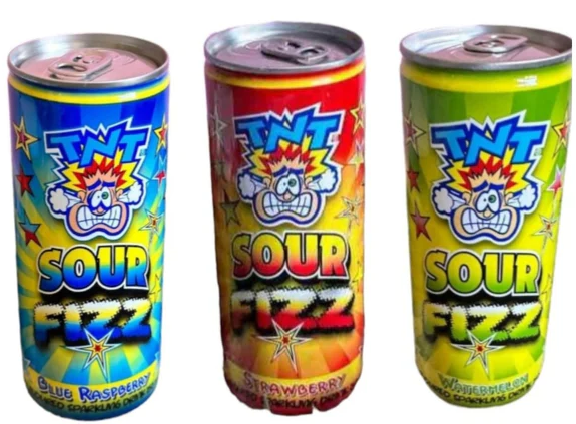 TNT Sour Fizz Sparkling Drink 250ml