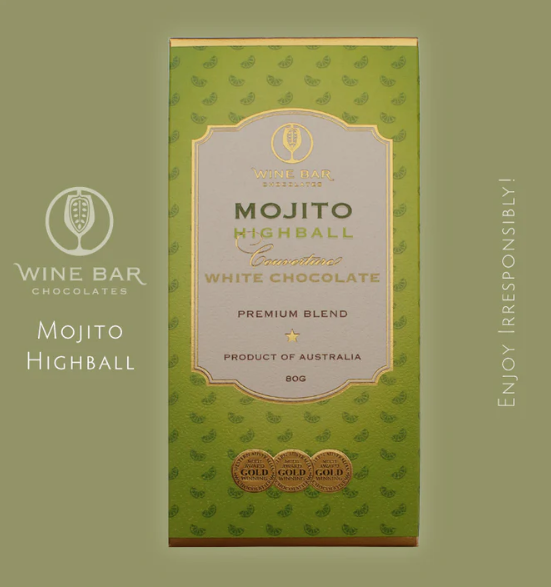 Wine Bar Chocolate - Mojito Highball 80g