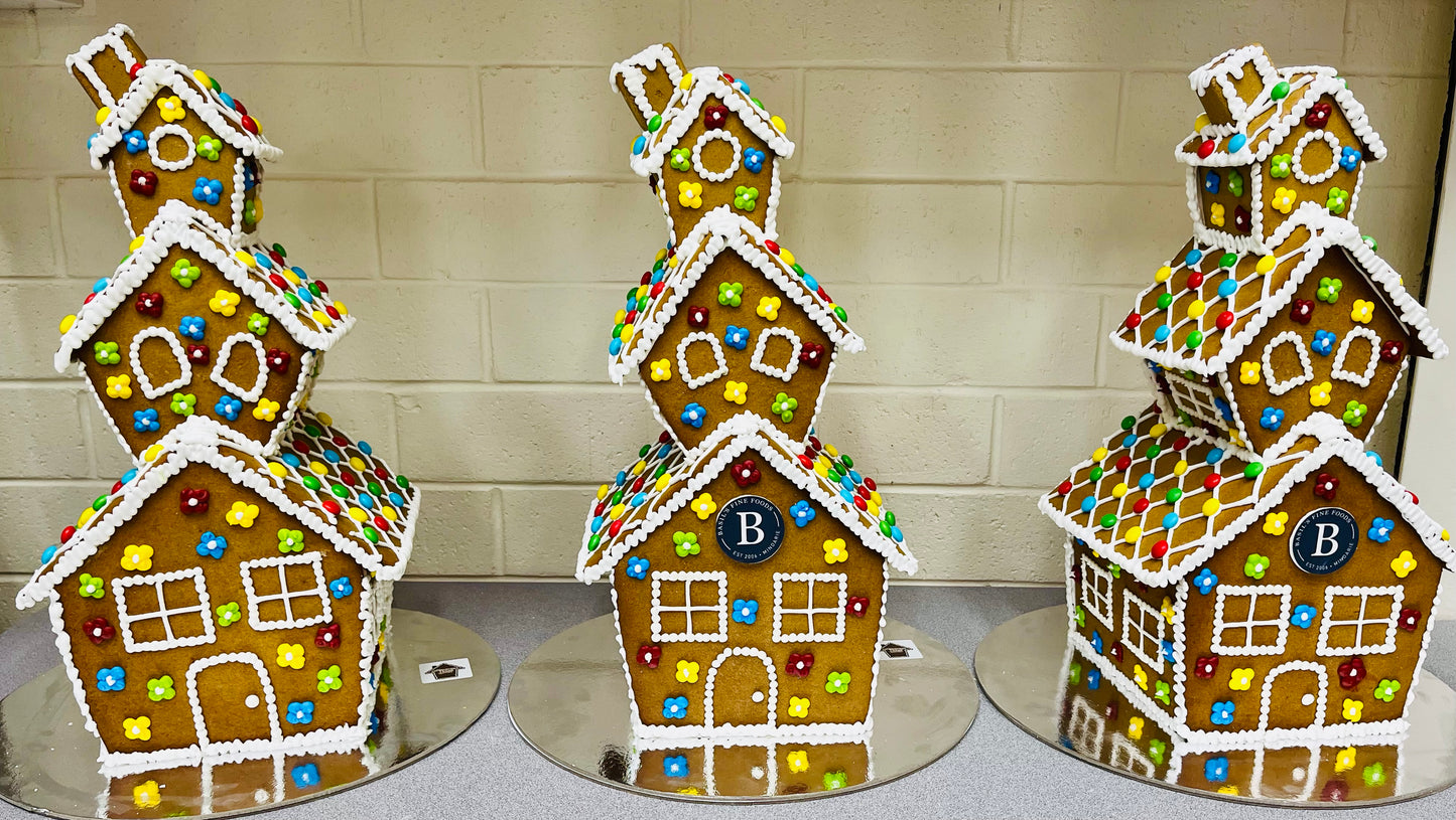 Gingerbread House - 3 Tier Funky