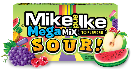 Mike and Ike - Mega Mix Sour 141g
