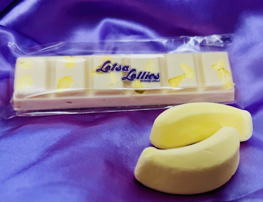 Lotsa Chocolate Bar 45g - White Banana