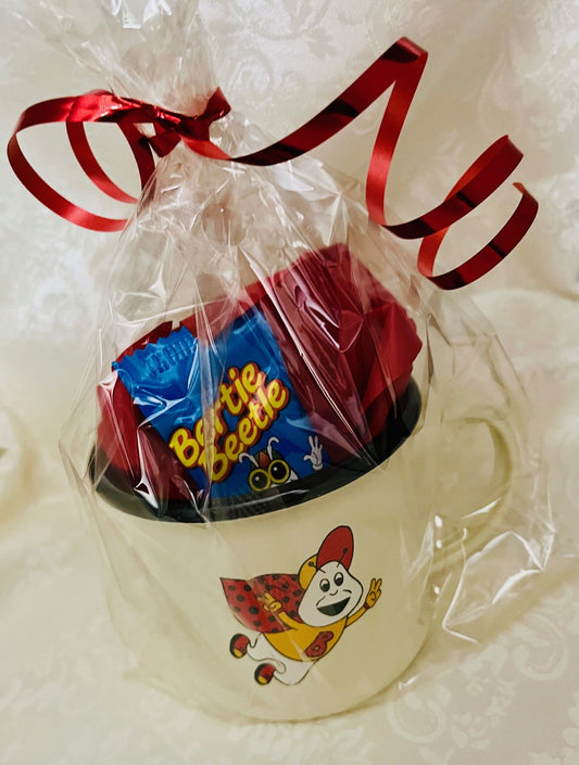 Bertie Beetle Tin Mug Gift Set