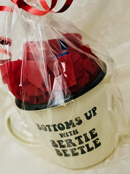 Bertie Beetle Tin Mug Gift Set