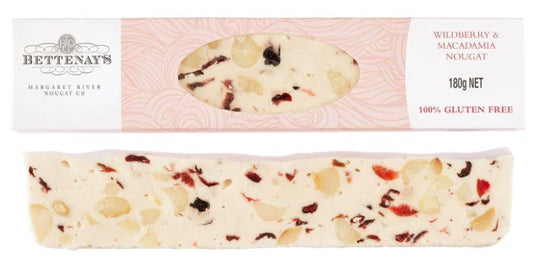Bettenays Nougat - Wildberry & Macadamia