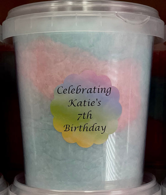 Custom Fairy Floss Tub 60g