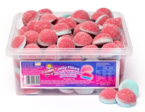 Gummini Jelly Filled Raspberry Bombs