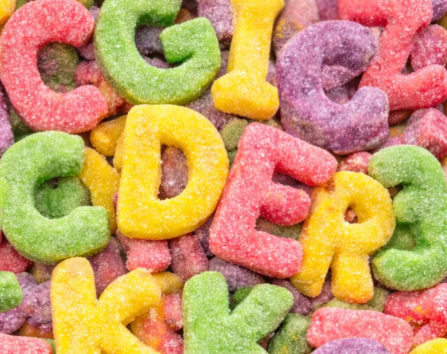 Gummy ABC Letters