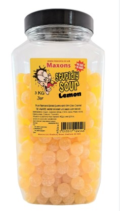 Maxons Stupidly Sour Lemon 150g