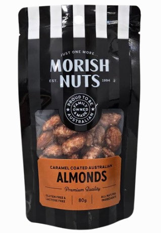 Morish Nuts - Caramel Coated Almonds 80g