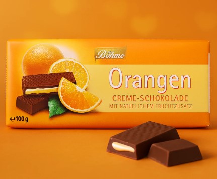 Bohme Orange Cream Chocolate 100g