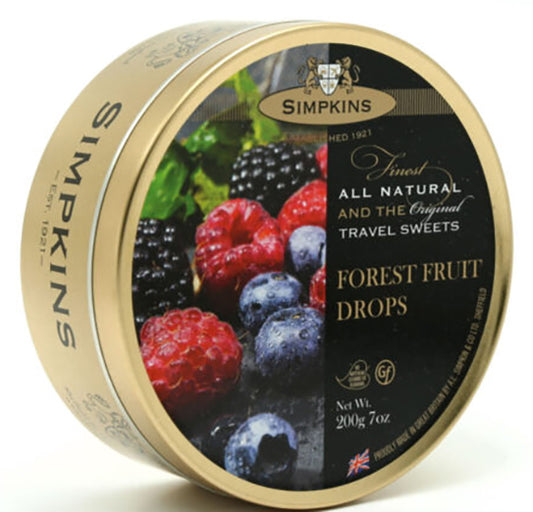 Simpkins Travel Sweets 200g - Forest Fruit Drops