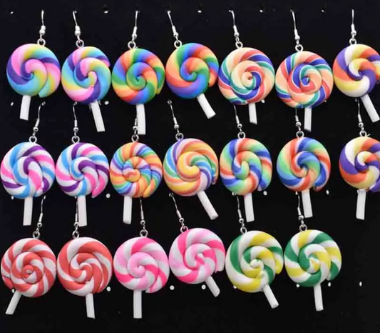Earrings - Large Lollipop