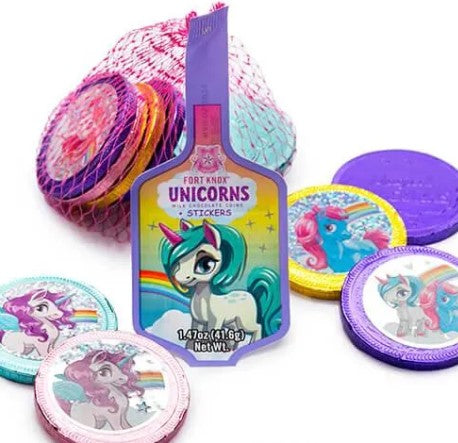 Unicorn Chocolate Coins 30g