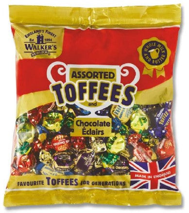 Walkers Assorted Toffees and Chocolate Eclairs 1kg