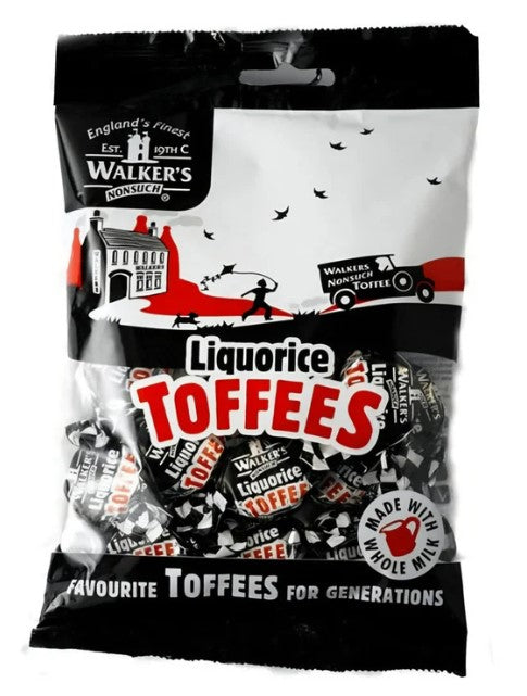Walkers Assorted Licorice Toffees Bag 150g