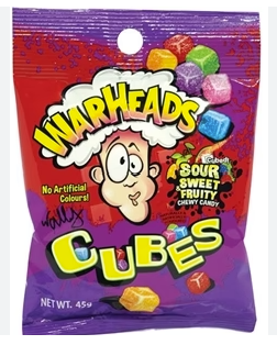 Warheads Cubes 45g
