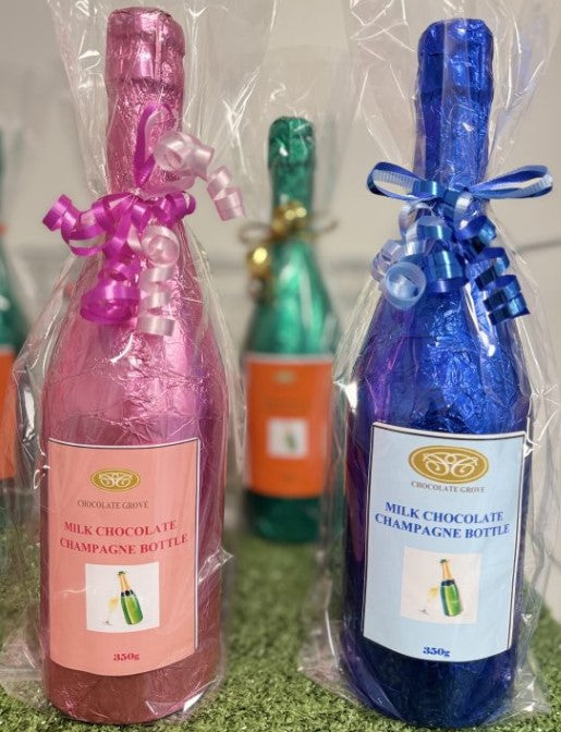 Chocolate Champagne Bottle 350g