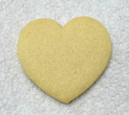 Blank Cookies  - Hearts 8.5cm
