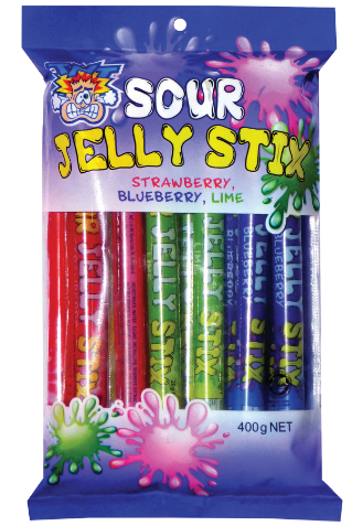 TNT Sour Jelly Stix 20g
