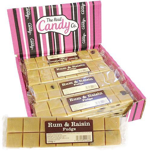 Real Candy Co Rum & Raisin Fudge 150g