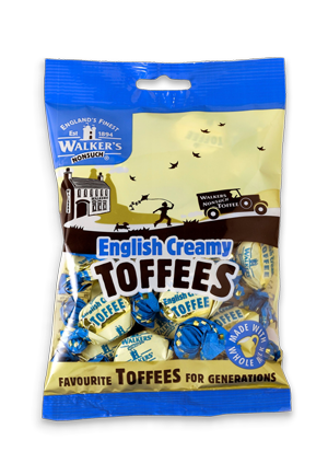 Walkers English Creamy Toffee Bag 150g