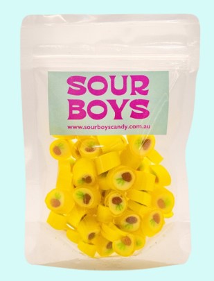 Sour Boys - Fruit Rock Candy 100g