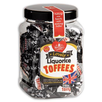 Walkers Liquorice Toffee 450g Jar