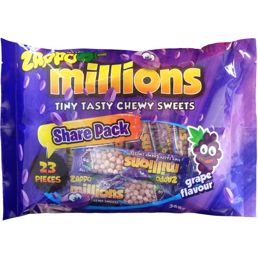 Zappo Millions Grape 368g Share Pack