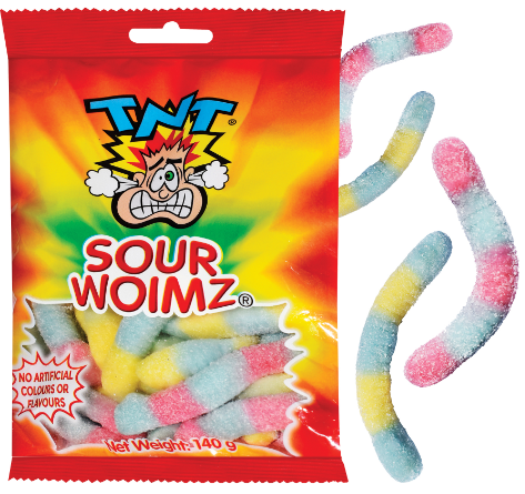 TNT Sour Woimz 140g