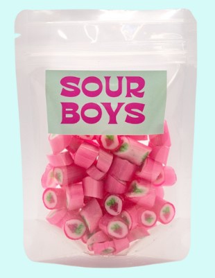 Sour Boys - Fruit Rock Candy 100g
