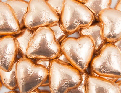 Chocolate Hearts - Rose Gold