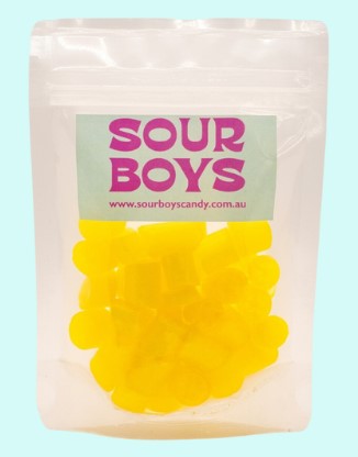 Sour Boys - Fruit Rock Candy 100g