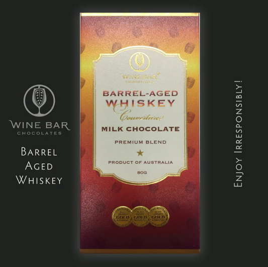 Wine Bar Chocolate - Barrel Aged Whiskey 80g
