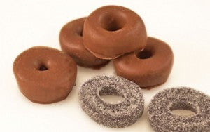 Aniseed Rings in Milk Chocolate