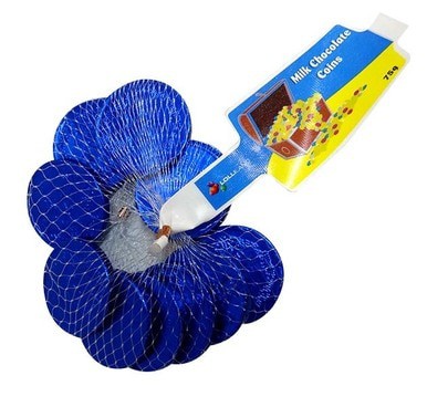 Milk Chocolate Coins (Blue)