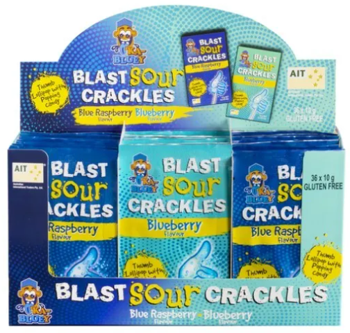 Ka Bluey Blast Sour Crackles