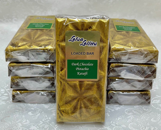 Loaded Chocolate Bar - Pistachio & Kataifi Dark