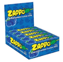 Zappo Sour Chews Blue Raspberry