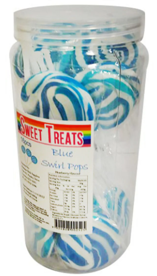 Blue 30g Swirly Pop