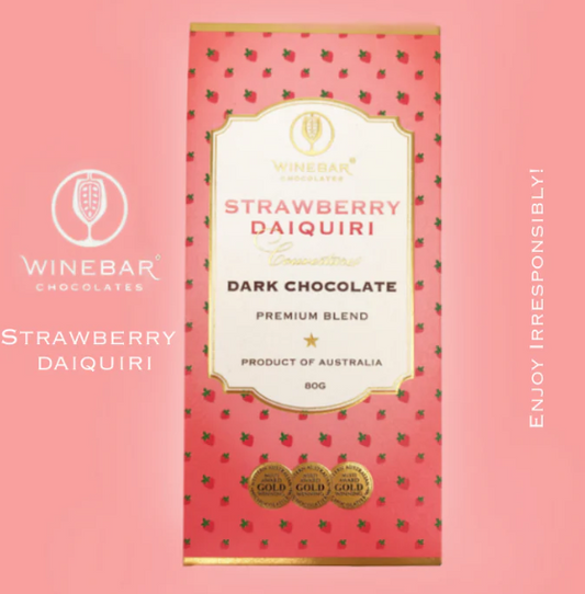 Wine Bar Chocolate - Strawberry Daiquiri 80g