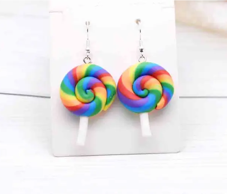 Earrings - Large Lollipop