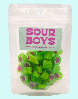 Sour Boys - Fruit Rock Candy 100g