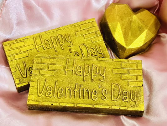 Valentine's Day Loaded Chocolate Bar - Pistachio & Kataifi